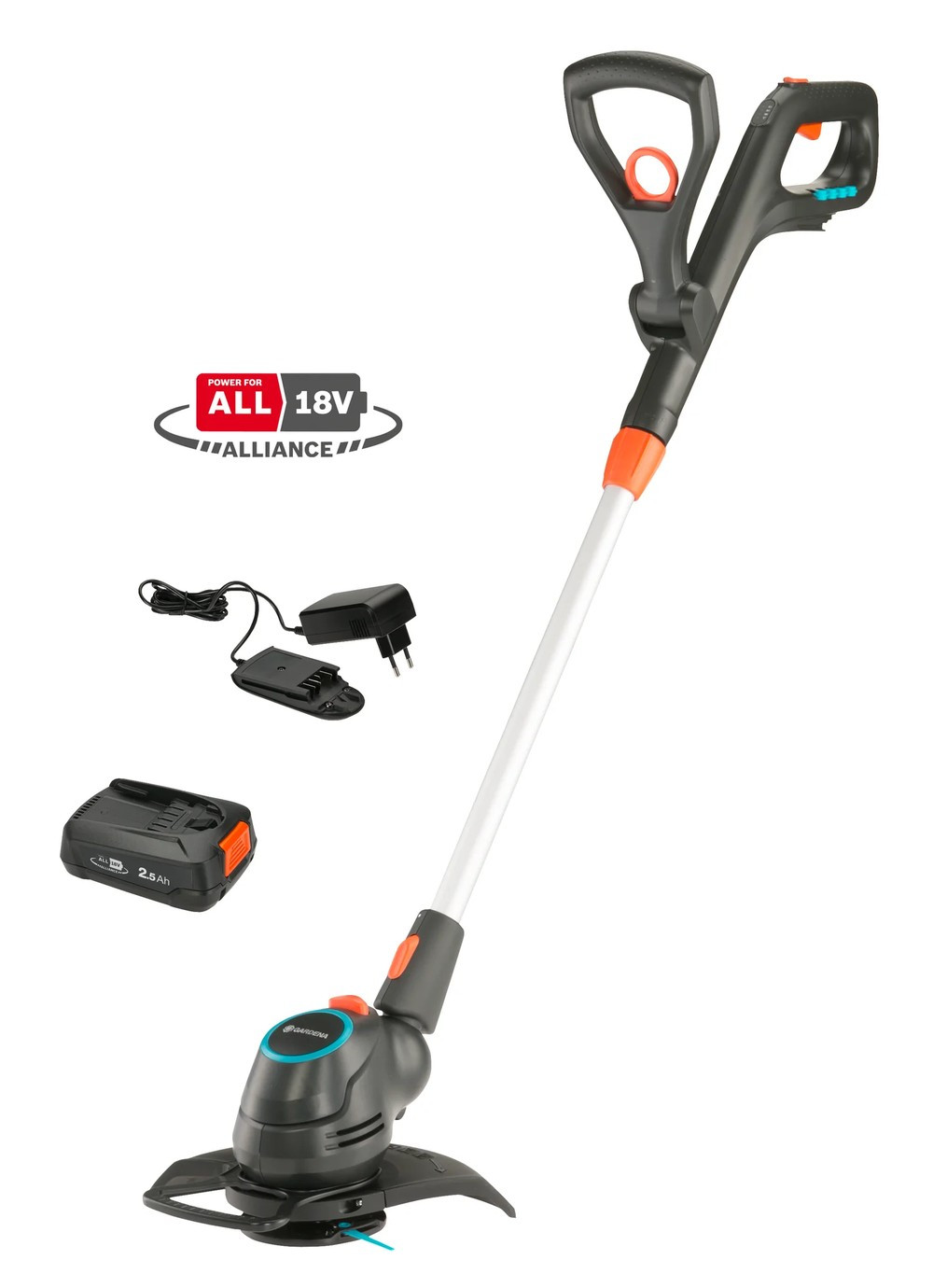 Coupe-Bordure GARDENA ComfortCut 23/18V P4A – Largeur de Coupe 23 cm, Batterie Incluse - vue 5