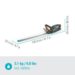 Taille-haies ComfortCut 60/18V P4A - GARDENA