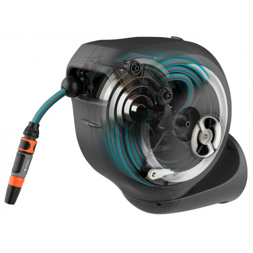 Dévidoir automatique mural RollUp S 15 m - GARDENA