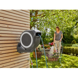 Dévidoir automatique mural RollUp S 15 m - GARDENA