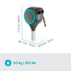 Dévidoir automatique sur pic RollUp M 20 m - GARDENA