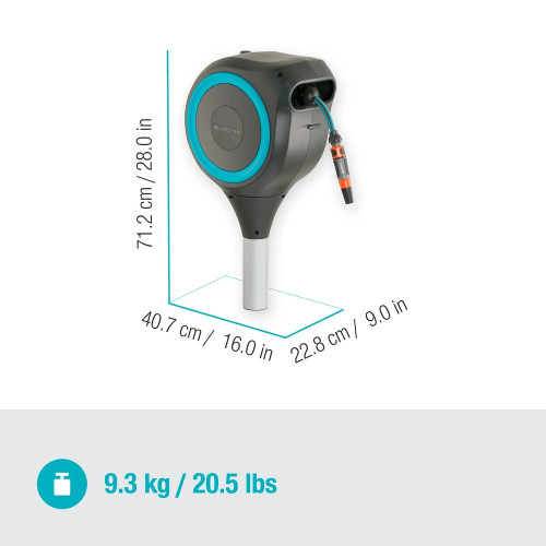 Dévidoir automatique sur pic RollUp M 20 m - GARDENA