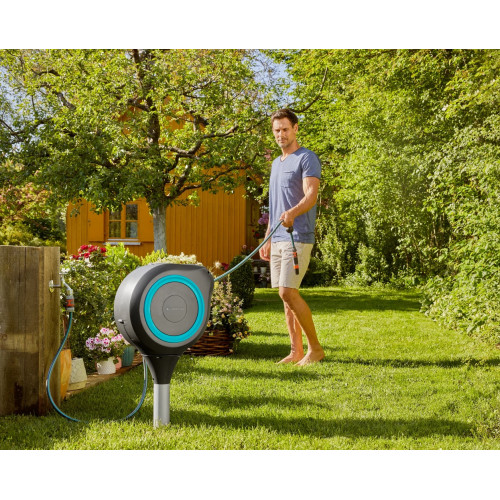 Dévidoir automatique sur pic RollUp M 20 m - GARDENA
