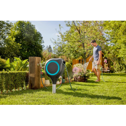 Dévidoir automatique sur pic RollUp M 20 m - GARDENA