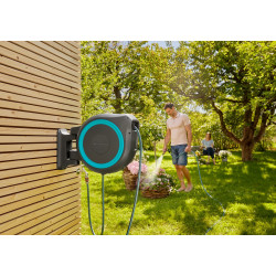 Dévidoir automatique mural RollUp XL 35 m - GARDENA