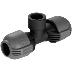 Dérivation en T d'arrosage enterré 25 mm filetage 3/4" femelle de marque GARDENA, référence: J65300