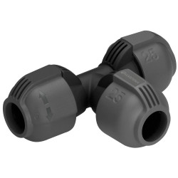 Dérivation en T d'arrosage enterré 25 mm de marque GARDENA, référence: J65600