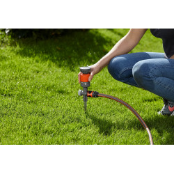 Arroseur circulaire de jardin Vario Comfort sur pic - GARDENA