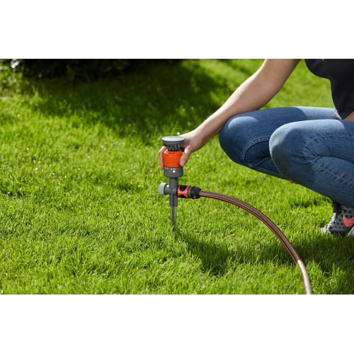 Arroseur circulaire de jardin Vario Comfort sur pic - GARDENA