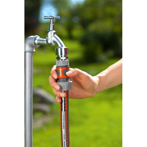 2 raccords rapides et aquastop pour tuyaux d'arrosage - 19 mm 3/4 - GARDENA