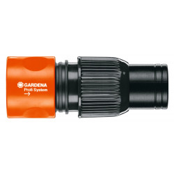 Raccord de tuyau d'arrosage grand débit Profi 19 mm - GARDENA