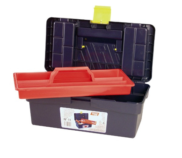 Boîte à outils avec baladeur 445 x 235 x 230 mm