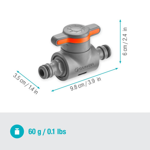 Connecteur avec régulateur de débit - GARDENA