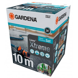 Kit tuyau Liano™Xtreme Indoor 10m Ø 13mm + adaptateur pour robinet d'intérieur de marque GARDENA, référence: J7873900