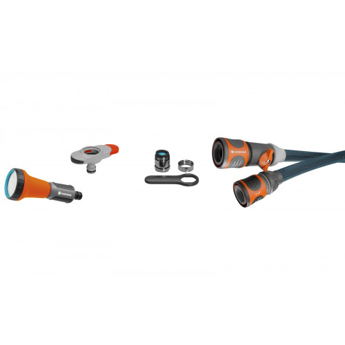 Kit tuyau Liano™Xtreme Indoor 10m Ø 13mm + adaptateur pour robinet d'intérieur - GARDENA