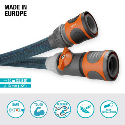 Kit tuyau Liano™Xtreme Indoor 10m Ø 13mm + adaptateur pour robinet d'intérieur - GARDENA