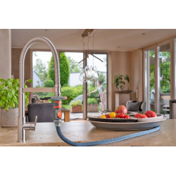 Kit tuyau Liano™Xtreme Indoor 10m Ø 13mm + adaptateur pour robinet d'intérieur - GARDENA