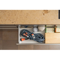 Kit tuyau Liano™Xtreme Indoor 10m Ø 13mm + adaptateur pour robinet d'intérieur - GARDENA