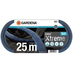 Kit tuyau Liano™Xtreme 25m, Ø 13mm + pièces GARDENA System - ultra résistant de marque GARDENA, référence: J7874900