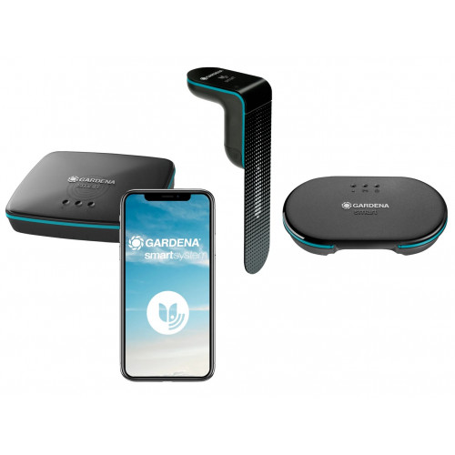 Kit smart Multi-Channel Irrigation Control + Sensor - jusqu'à six zones de jardin - GARDENA