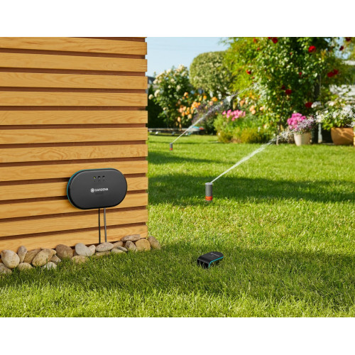 Kit smart Multi-Channel Irrigation Control + Sensor - jusqu'à six zones de jardin - GARDENA
