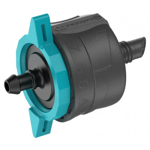 Goutteur fin de ligne réglable et régulateur de pression 1-8l/h - Boîte de 6 pièces - GARDENA