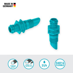 Goutteurs auto-régulant fin de ligne 2 l/h - Boîte de 25 pièces - GARDENA
