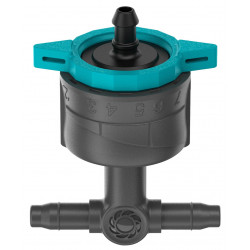 Goutteurs en ligne réglable et régulateur de pression 1 - 8 l/h - Boîte de 5 pièces - GARDENA