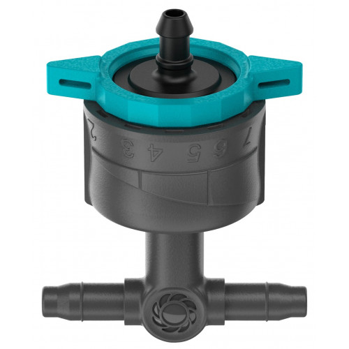 Goutteurs en ligne réglable et régulateur de pression 1 - 8 l/h - Boîte de 5 pièces - GARDENA