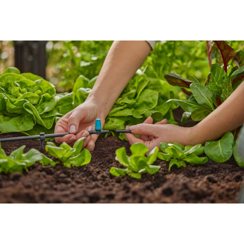 Asperseurs en ligne pour l'irrigation flexible de petites surfaces - Boîte de 10 pièces - GARDENA