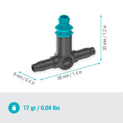 Goutteurs en ligne auto-régulant 2 l/h - Boîte de 10 pièces - GARDENA