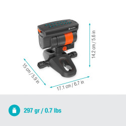 Arroseur oscillant OS 90 Micro-Drip-System - surfaces carrées et rectagulaires - GARDENA