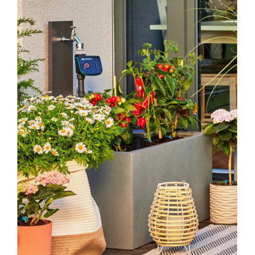 Kit d'initiation goutte-à-goutte pour terrasse jusqu'à 30 plantes Micro-Drip-System - GARDENA