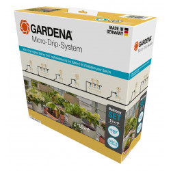 Kit d'initiation goutte-à-goutte pour balcon - jusqu'à 15 plantes de marque GARDENA, référence: J7878300