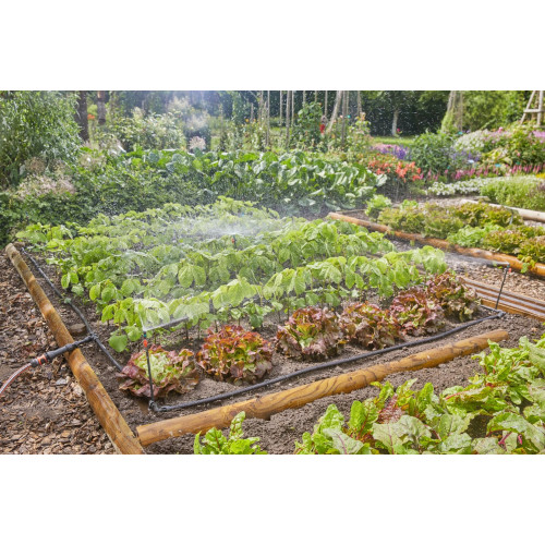Kit d'initiation goutte-à-goutte pour potagers, plates-bandes et bordures de fleurs - 60 m² - GARDENA