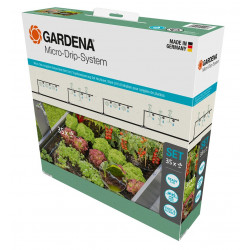 Kit d'initiation goutte-à-goutte pour rangées de plantes jusqu'à 35 plantes de marque GARDENA, référence: J7878600
