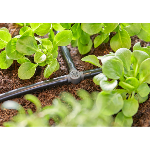 Dérivations en T pour tuyau à goutteurs incorporés 4,6 mm - Boîte de 5 pièces - GARDENA
