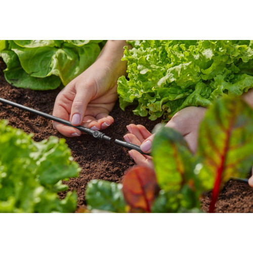 Jonctions droite pour le tuyau d'alimentation 4,6 mm - Boîte de 5 pièces - GARDENA