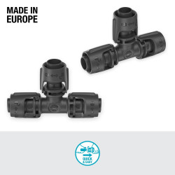Dérivations de raccordement en T 13 mm - Quick & Easy - Boîte de 5 pièces - GARDENA