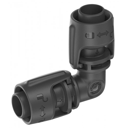 Jonctions en L 1/2 13mm x 5 - Quick & Easy - Boîte de 5 pièces - GARDENA
