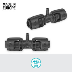 Réducteurs de raccordement en T 13 mm - 4.6 mm - Quick & Easy - Boîte de 4 pièces - GARDENA