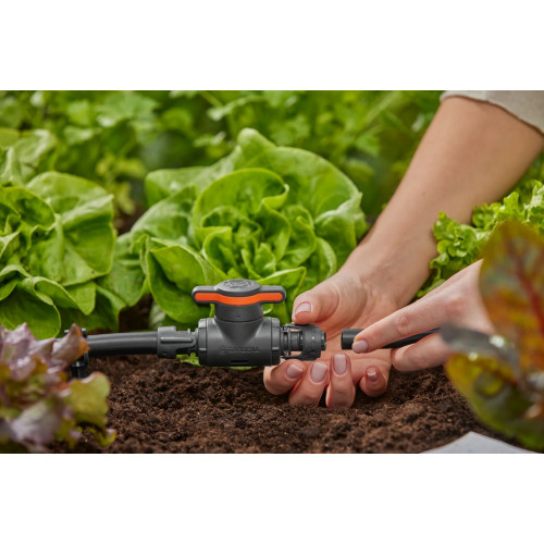 Robinet d'arrêt 13 mm (1/2") - Connexion Quick & Easy - GARDENA