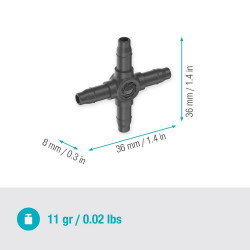 Dérivations en croix 4.6 mm - Easy & Flexible - Boîte de 20 pièces - GARDENA