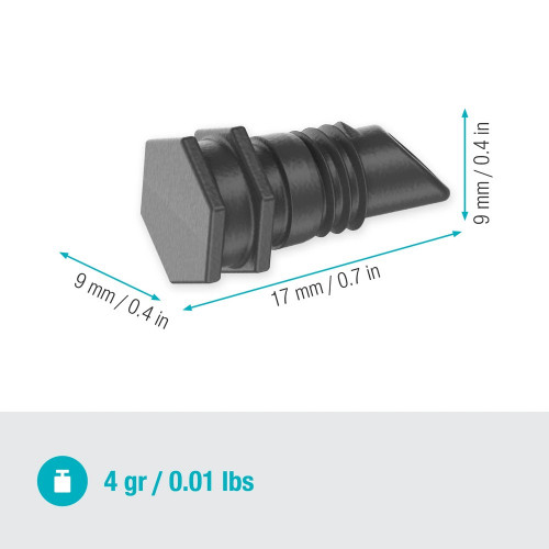 Bouchon du tuyau 4,6 mm (3/16") - Easy & Flexible - Boîte de 10 pièces - GARDENA