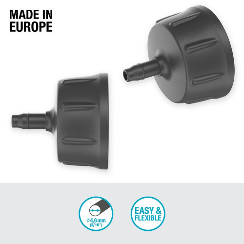 Raccord nez de robinet 3/16 4.6mm (3/16") Micro-Drip - Quick & Easy - GARDENA
