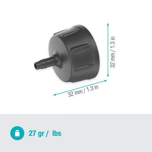 Raccord nez de robinet 3/16 4.6mm (3/16") Micro-Drip - Quick & Easy - GARDENA