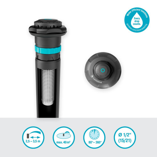Tuyère escamotable MD40 - Irrigation automatique -  Spinklersystem - GARDENA