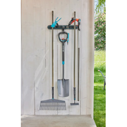 Support mural combisystem FLEX pour ranger les outils de jardin - GARDENA