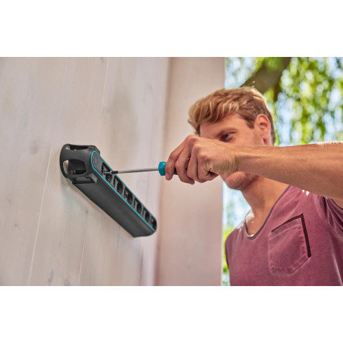 Support mural combisystem FLEX pour ranger les outils de jardin - GARDENA