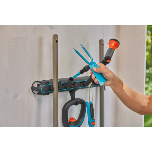 Support mural combisystem FLEX pour ranger les outils de jardin - GARDENA